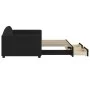 Sofá cama nido con cajones tela negro 90x190 cm de vidaXL, Camas y somieres - Ref: Foro24-3197236, Precio: 284,64 €, Descuent...