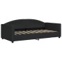 Sofá cama nido con cajones tela negro 90x190 cm de vidaXL, Camas y somieres - Ref: Foro24-3197236, Precio: 288,54 €, Descuent...