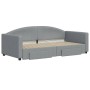 Sofá cama nido con cajones tela gris claro 90x190 cm de vidaXL, Camas y somieres - Ref: Foro24-3197234, Precio: 282,41 €, Des...