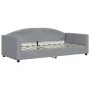 Sofá cama nido con cajones tela gris claro 90x190 cm de vidaXL, Camas y somieres - Ref: Foro24-3197234, Precio: 278,36 €, Des...