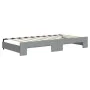 Sofá cama nido con cajones tela gris claro 90x190 cm de vidaXL, Camas y somieres - Ref: Foro24-3197234, Precio: 278,36 €, Des...