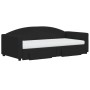Sofá cama nido con cajones tela negro 90x190 cm de vidaXL, Camas y somieres - Ref: Foro24-3197254, Precio: 449,13 €, Descuent...