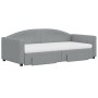 Sofá cama nido con cajones tela gris claro 90x190 cm de vidaXL, Camas y somieres - Ref: Foro24-3197252, Precio: 444,35 €, Des...