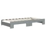 Sofá cama nido con cajones tela gris claro 90x190 cm de vidaXL, Camas y somieres - Ref: Foro24-3197252, Precio: 444,35 €, Des...
