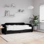 Sofá cama con colchón tela negro 90x190 cm de vidaXL, Camas y somieres - Ref: Foro24-3197628, Precio: 311,65 €, Descuento: %