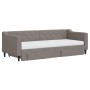 Sofá cama nido con cajones tela gris taupe 80x200 cm de vidaXL, Camas y somieres - Ref: Foro24-3197478, Precio: 453,48 €, Des...