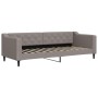 Sofá cama nido con cajones tela gris taupe 80x200 cm de vidaXL, Camas y somieres - Ref: Foro24-3197478, Precio: 453,48 €, Des...