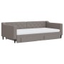 Sofá cama nido con cajones tela gris taupe 100x200 cm de vidaXL, Camas y somieres - Ref: Foro24-3197488, Precio: 486,44 €, De...