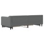 Sofá cama nido con cajones tela gris oscuro 90x200 cm de vidaXL, Camas y somieres - Ref: Foro24-3197463, Precio: 295,30 €, De...