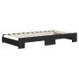 Sofá cama nido con cajones tela negro 100x200 cm de vidaXL, Camas y somieres - Ref: Foro24-3197487, Precio: 478,41 €, Descuen...