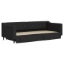 Sofá cama nido con cajones tela negro 90x200 cm de vidaXL, Camas y somieres - Ref: Foro24-3197464, Precio: 293,99 €, Descuent...