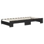 Sofá cama nido con cajones tela negro 90x200 cm de vidaXL, Camas y somieres - Ref: Foro24-3197464, Precio: 293,99 €, Descuent...