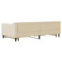 Sofá cama nido con cajones tela color crema 100x200 cm de vidaXL, Camas y somieres - Ref: Foro24-3197471, Precio: 301,99 €, D...