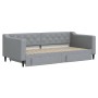 Sofá cama nido con cajones tela gris claro 90x190 cm de vidaXL, Camas y somieres - Ref: Foro24-3197472, Precio: 286,65 €, Des...