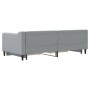 Sofá cama nido con cajones tela gris claro 90x190 cm de vidaXL, Camas y somieres - Ref: Foro24-3197472, Precio: 286,65 €, Des...