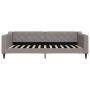 Sofá cama nido con cajones tela gris taupe 100x200 cm de vidaXL, Camas y somieres - Ref: Foro24-3197470, Precio: 311,21 €, De...