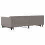 Sofá cama nido con cajones tela gris taupe 100x200 cm de vidaXL, Camas y somieres - Ref: Foro24-3197470, Precio: 311,21 €, De...