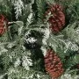 Árbol de Navidad con piñas verde y blanco PVC y PE 120 cm de vidaXL, Arboles de navidad - Ref: Foro24-340533, Precio: 77,88 €...