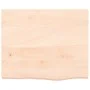 Tablero de mesa madera maciza roble sin tratar 60x50x(2-4) cm de vidaXL, Tableros para mesas - Ref: Foro24-3156285, Precio: 5...