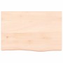 Tablero de mesa madera maciza roble sin tratar 60x40x(2-6) cm de vidaXL, Tableros para mesas - Ref: Foro24-3156283, Precio: 6...