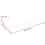 Tablero de mesa madera maciza roble sin tratar 60x40x(2-6) cm de vidaXL, Tableros para mesas - Ref: Foro24-3156283, Precio: 6...