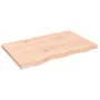 Tablero de mesa madera maciza roble sin tratar 80x50x(2-4) cm de vidaXL, Tableros para mesas - Ref: Foro24-3156294, Precio: 8...