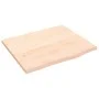 Untreated solid oak wood table top 60x50x2 cm by vidaXL, Table tops - Ref: Foro24-3156284, Price: 47,32 €, Discount: %