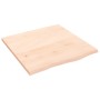 Tablero de mesa madera maciza de roble sin tratar 60x60x2 cm de vidaXL, Tableros para mesas - Ref: Foro24-3156287, Precio: 54...