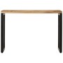 Mesa consola madera maciza de mango rugosa 110x35x76 cm de vidaXL, Mesas auxiliares - Ref: Foro24-353909, Precio: 174,69 €, D...