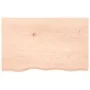 Tablero de mesa madera maciza de roble sin tratar 80x50x2 cm de vidaXL, Tableros para mesas - Ref: Foro24-3156293, Precio: 57...