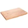Tablero mesa madera roble tratada marrón claro 60x40x(2-4) cm de vidaXL, Tableros para mesas - Ref: Foro24-3156345, Precio: 6...