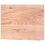 Tablero mesa madera roble tratada marrón claro 60x50x(2-6) cm de vidaXL, Tableros para mesas - Ref: Foro24-3156349, Precio: 7...