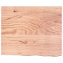 Tablero mesa madera roble tratada marrón claro 60x50x(2-6) cm de vidaXL, Tableros para mesas - Ref: Foro24-3156349, Precio: 9...