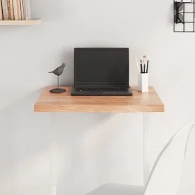Light brown treated oak wood table top 60x60x(2-4) cm by vidaXL, Table tops - Ref: Foro24-3156351, Price: 56,65 €, Discount: %
