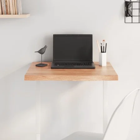 Light brown treated oak wood table top 60x60x(2-4) cm by vidaXL, Table tops - Ref: Foro24-3156351, Price: 56,65 €, Discount: %
