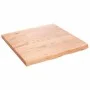 Light brown treated oak wood table top 60x60x(2-4) cm by vidaXL, Table tops - Ref: Foro24-3156351, Price: 56,65 €, Discount: %