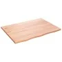 Tabletop made of light brown treated oak wood 80x60x2 cm by vidaXL, Table tops - Ref: Foro24-3156359, Price: 57,40 €, Discoun...