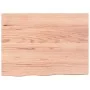 Tabletop made of light brown treated oak wood 80x60x2 cm by vidaXL, Table tops - Ref: Foro24-3156359, Price: 57,40 €, Discoun...