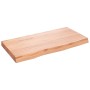 Tablero mesa madera roble tratada marrón claro 80x40x(2-6) cm de vidaXL, Tableros para mesas - Ref: Foro24-3156355, Precio: 9...
