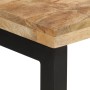 Mesa consola madera maciza de mango rugosa 110x35x76 cm de vidaXL, Mesas auxiliares - Ref: Foro24-353909, Precio: 174,69 €, D...