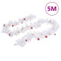 Guirnalda de Navidad decorada con bolas blanco 5 m de vidaXL, Adornos festivos - Ref: Foro24-340734, Precio: 25,43 €, Descuen...