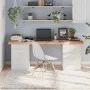 Light brown treated oak wood table top 180x60x(2-6) cm by vidaXL, Table tops - Ref: Foro24-3156394, Price: 164,40 €, Discount: %