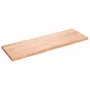 Light brown treated oak wood table top 180x60x(2-6) cm by vidaXL, Table tops - Ref: Foro24-3156394, Price: 164,40 €, Discount: %