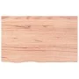 Light brown treated oak wood table top 80x50x(2-4) cm by vidaXL, Table tops - Ref: Foro24-3156357, Price: 63,77 €, Discount: %