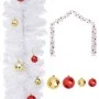 Guirnalda de Navidad decorada con bolas blanco 10 m de vidaXL, Adornos festivos - Ref: Foro24-340735, Precio: 69,94 €, Descue...