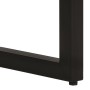 Mesa consola madera maciza de mango rugosa 110x35x76 cm de vidaXL, Mesas auxiliares - Ref: Foro24-353909, Precio: 174,69 €, D...
