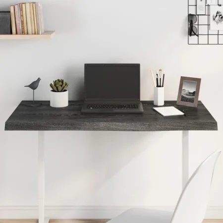Tablero mesa madera roble tratada marrón oscuro 100x40x(2-4) cm de vidaXL, Tableros para mesas - Ref: Foro24-3156426, Precio:...