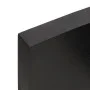 Oak wood table top treated in dark brown, measuring 80x50x(2-6) cm. by vidaXL, Table tops - Ref: Foro24-3156421, Price: 72,54...