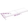 Tablero mesa madera roble tratada marrón oscuro 160x40x(2-4) cm by vidaXL, Table tops - Ref: Foro24-3156446, Price: 90,30 €, ...