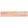Tablero mesa madera roble tratada marrón claro 200x40x(2-6) cm de vidaXL, Tableros para mesas - Ref: Foro24-3156396, Precio: ...